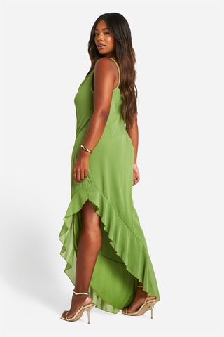 Robe longue - Vert olive