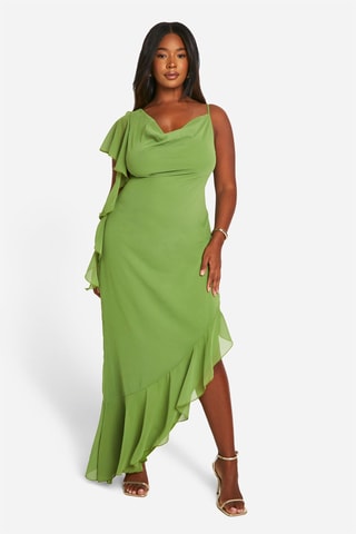 Robe longue - Vert olive