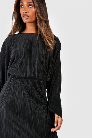 Robe plissée - Noir
