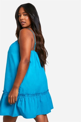 Robe trapèze - Bleu cobalt