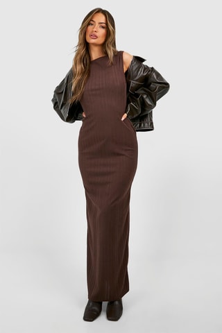 Robe longue - Marron