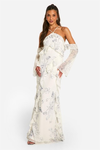 Robe volantée - Blanc