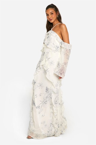 Robe volantée - Blanc