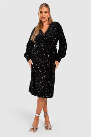 Robe droite - Noir