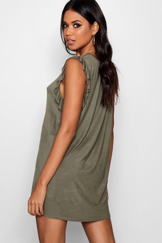 Robe droite - Kaki