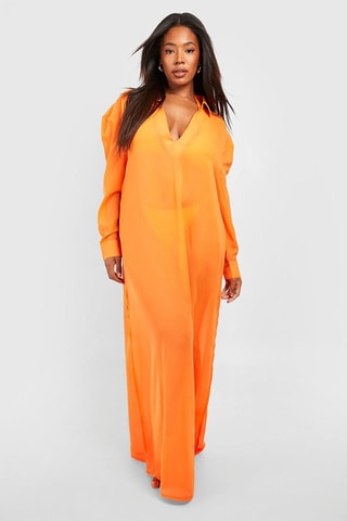 Robe de plage - Orange