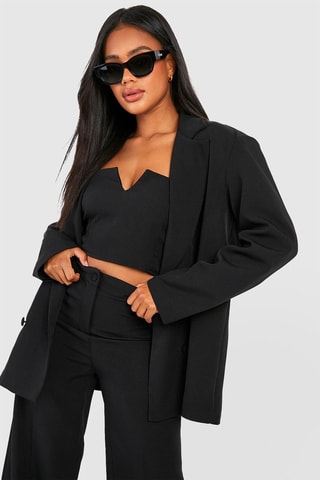 Crop top bustier - Noir