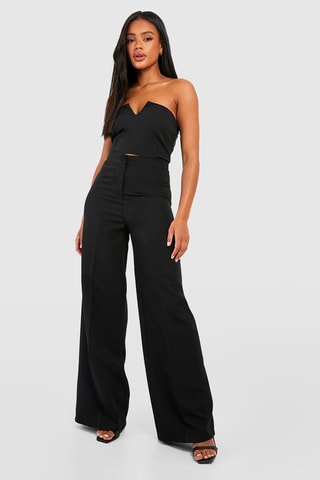 Crop top bustier - Noir
