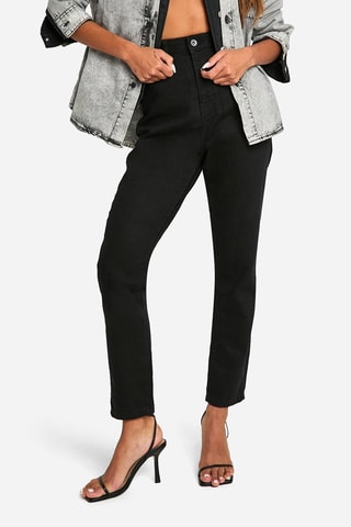 Jean skinny taille haute - Noir