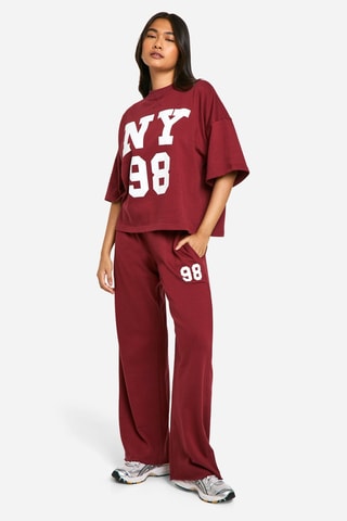 Jogging taille haute - Bordeaux