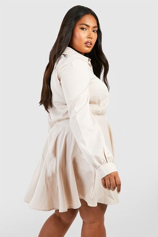 Robe patineuse - Beige