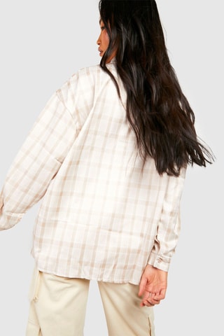 Chemisier oversize - Beige