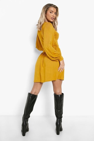 Robe patineuse - Moutarde