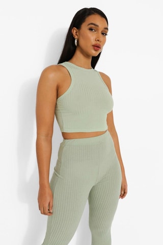 Crop top - Vert d’eau