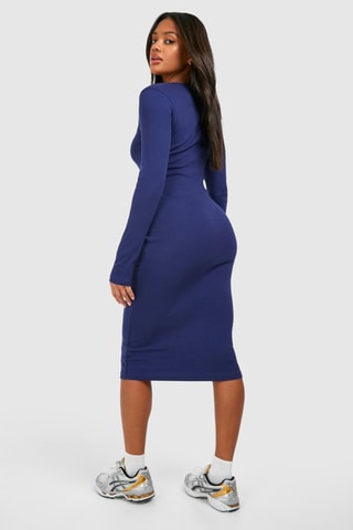 Robe fourreau - Bleu marine