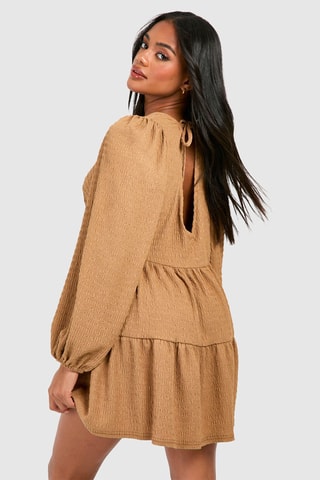 Robe trapèze - Marron