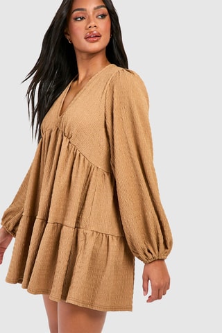 Robe trapèze - Marron