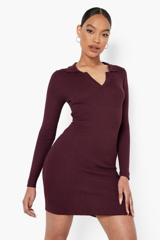 Robe fourreau - Rouge