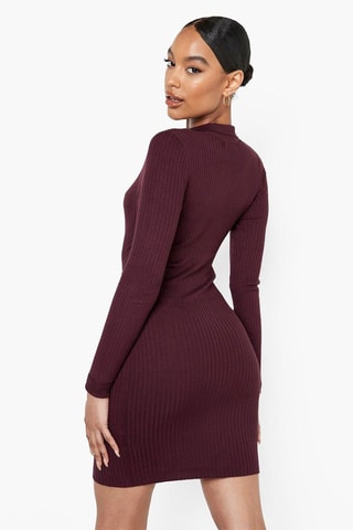 Robe fourreau - Rouge