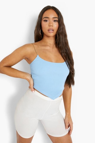 Crop top - Bleu clair