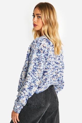 Gilet - Bleu marine chiné