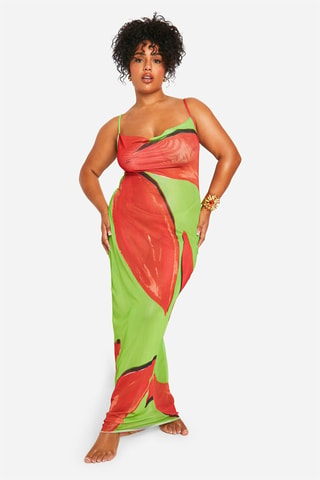 Robe de plage - Vert