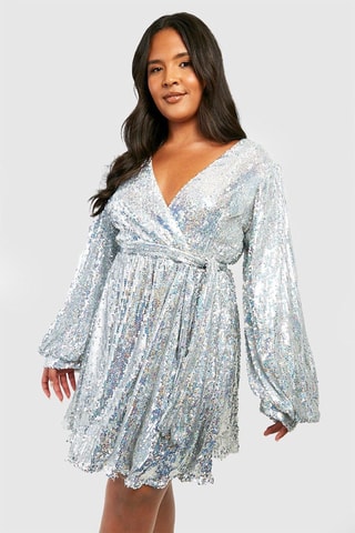 Robe patineuse - Argenté