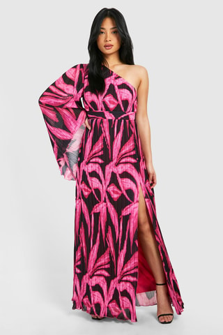 Robe asymétrique - Rose