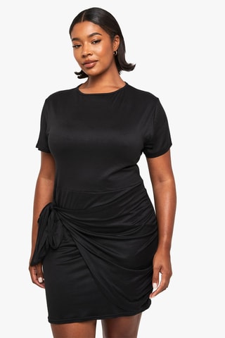 Robe portefeuille - Noir