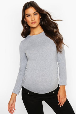 T-shirt de maternité - Gris clair