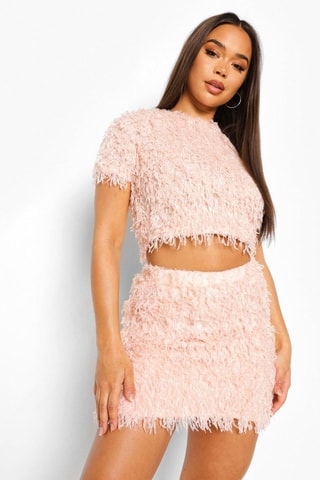 Crop top - Rose clair