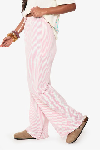 Pantalon wide legs - Rose
