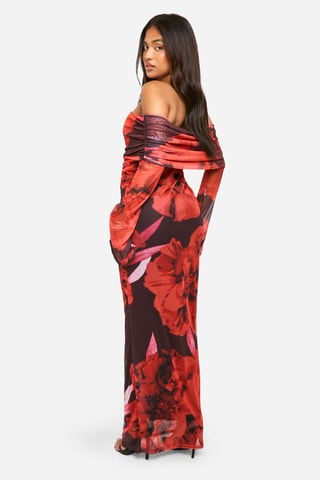 Robe fourreau - Rouge