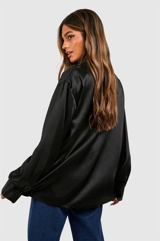 Chemisier oversize - Noir
