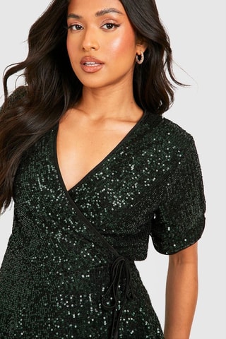 Blouse portefeuille - Kaki