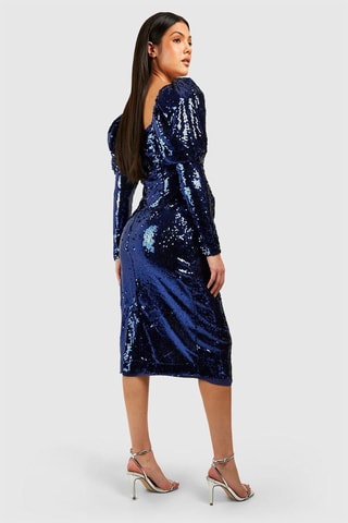 Robe de maternité - Bleu cobalt