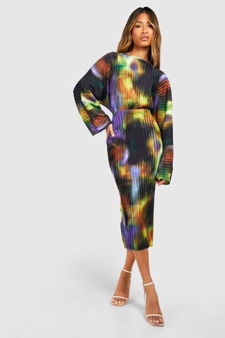 Robe midi - Violet