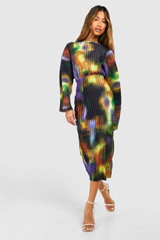 Robe midi - Violet