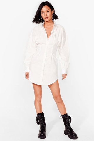 Robe chemise - Blanc