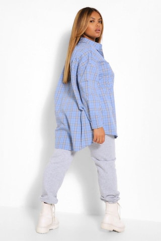 Chemise oversize - Ciel