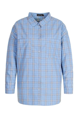 Chemise oversize - Ciel