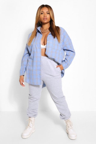 Chemise oversize - Ciel