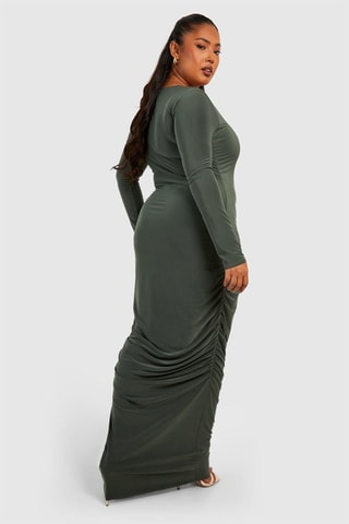 Robe longue - Vert olive
