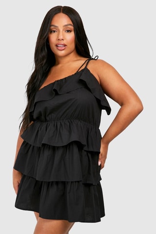 Robe asymétrique - Noir