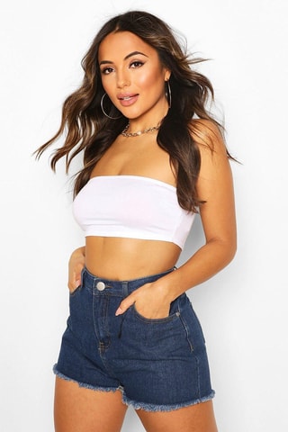 Crop top bustier - Blanc