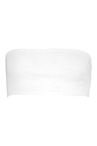 Crop top bustier - Blanc