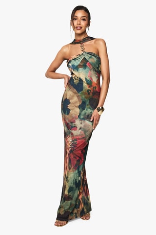 Robe longue - Vert