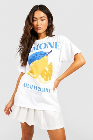 T-shirt oversize - Blanc