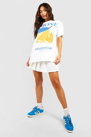 T-shirt oversize - Blanc