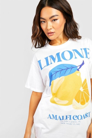 T-shirt oversize - Blanc